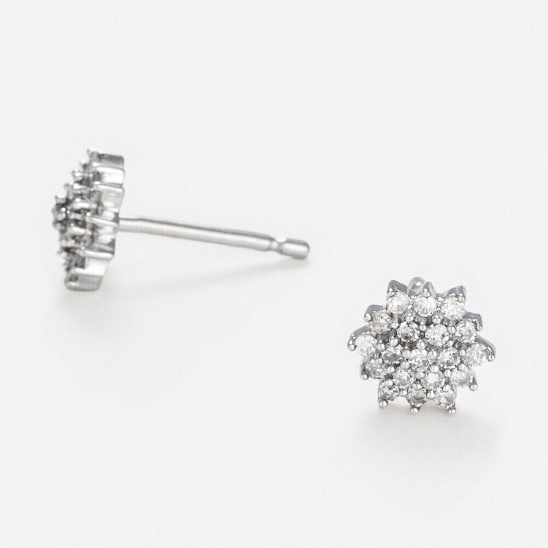 Boucles d'Oreilles "Beauté Majestueuse" Diamant 0,2/38