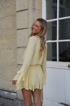 Vanina Yellow - Belted Dress