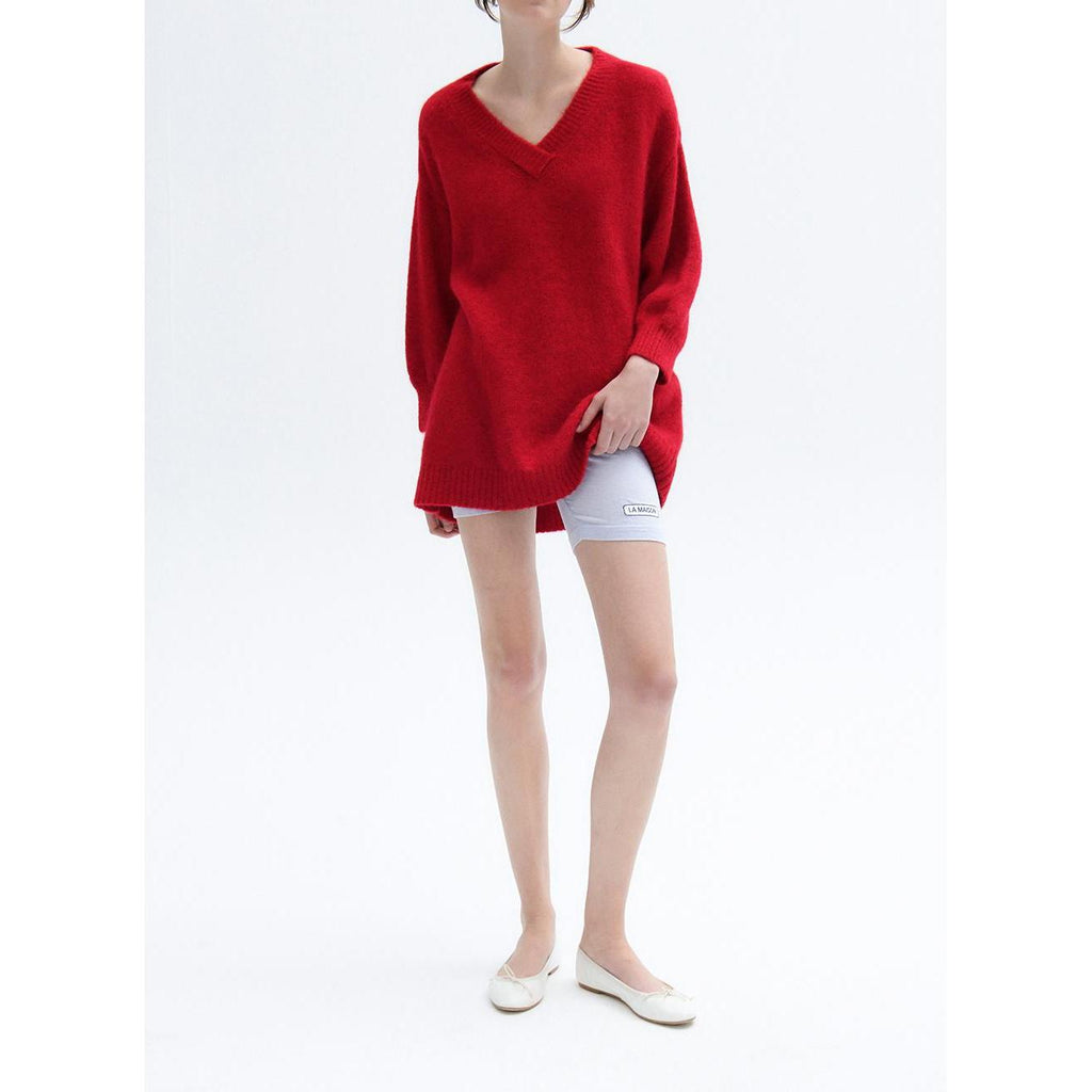 V-Neck Jumper - Coccinelle Chine - Women