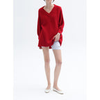 V-Neck Jumper - Coccinelle Chine - Women