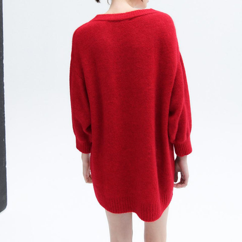 Jersey con cuello de pico - Coccinelle Chine - Mujer