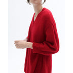 V-Neck Jumper - Coccinelle Chine - Women