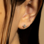 Pendientes" Single Diamond 1 Carat" D1Ct/2