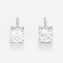 Boucles D'Oreilles "Eternelle" Diamant 0,50Ct/2 - Or Blanc 750/1000