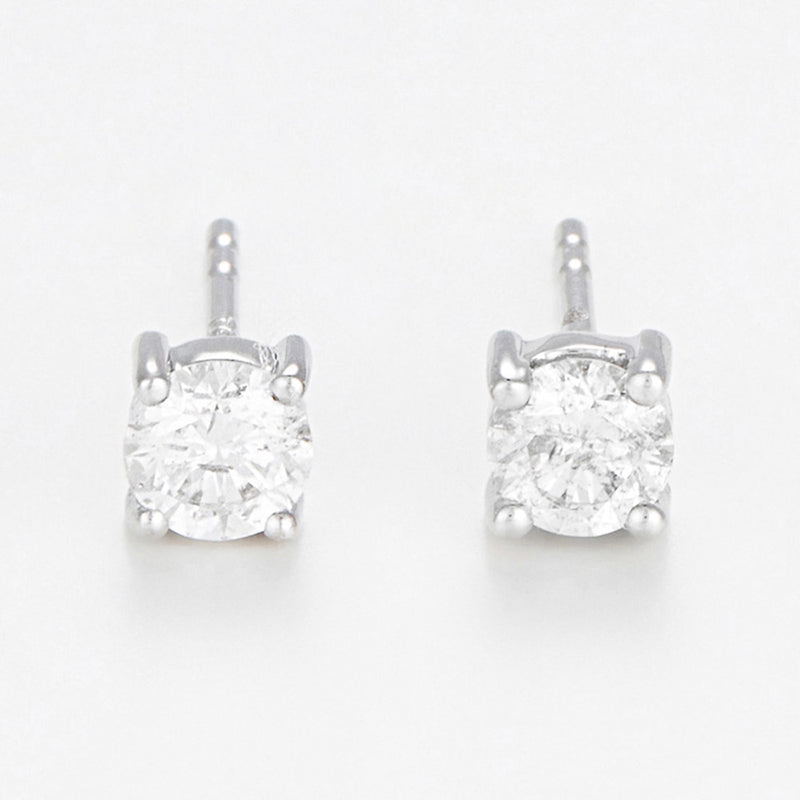 Boucles D'Oreilles "Eternelle" Diamant 0,50Ct/2 - Or Blanc 750/1000