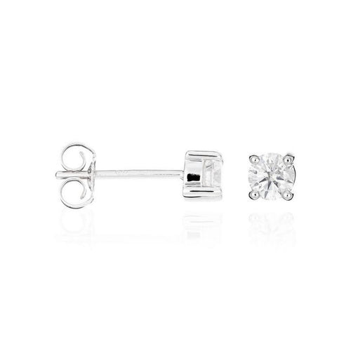 Boucles D'Oreilles "Eternelle" Diamant 0,50Ct/2 - Or Blanc