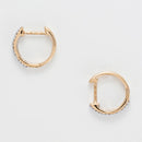 Boucles D'Oreilles "Rangs Scintillants" Diamants 0,25Ct/84 - Or Jaune 750/1000