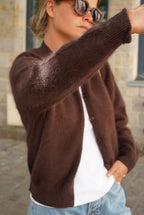 Ernest Angora Chocolate Vest