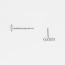 Pendientes “Precious Barrette” Diamantes 0.03/12 – Oro Blanco