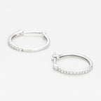 Earrings "Sublime Hoops" 0.10Ct/26 Diamonds
