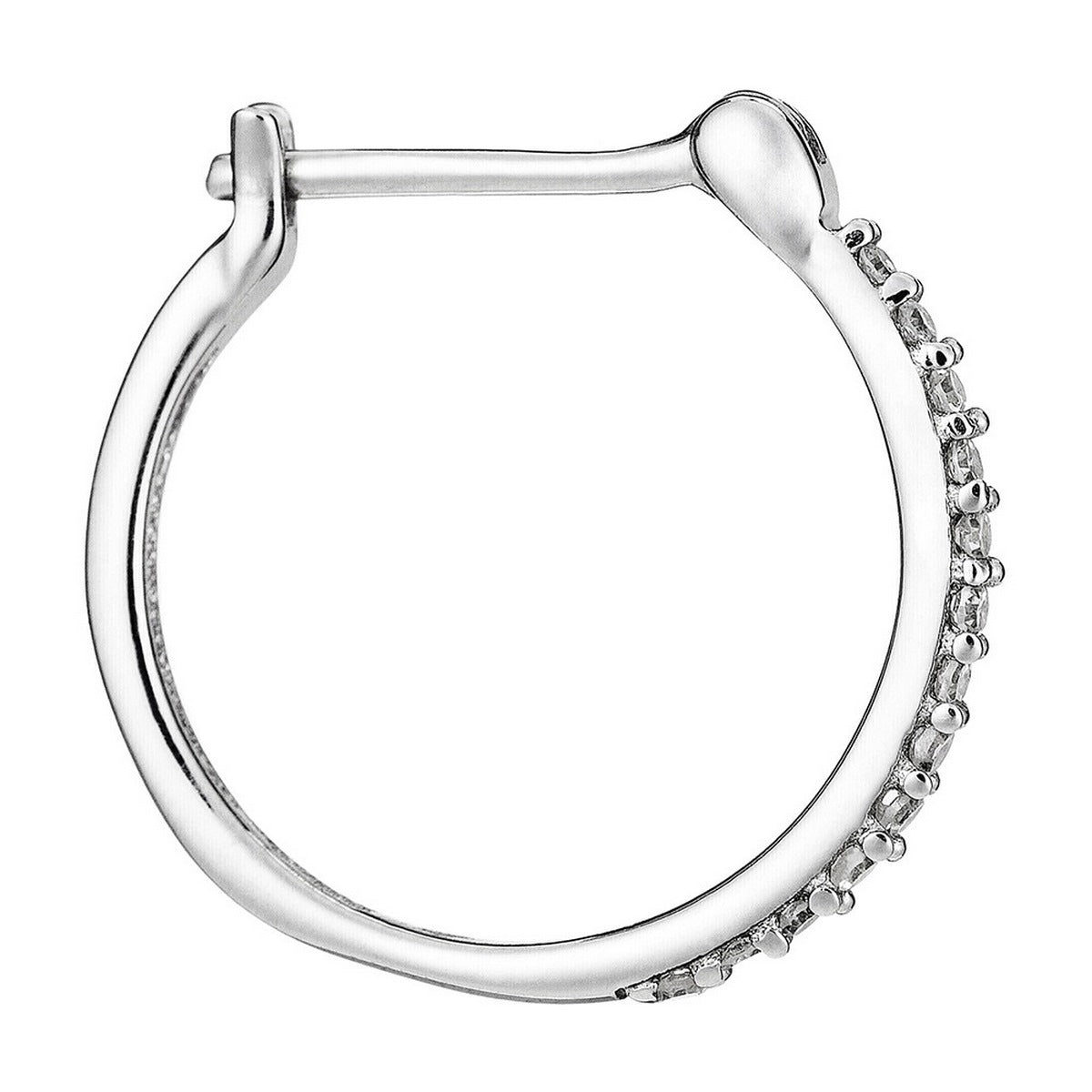 Earrings "Sublime Hoops" 0.10Ct/26 Diamonds
