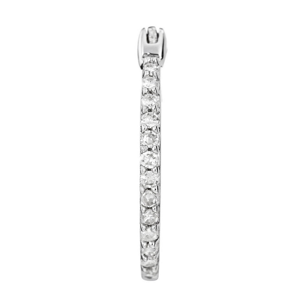 Earrings "Sublime Hoops" 0.10Ct/26 Diamonds