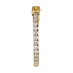 Boucles D'Oreilles "Créoles Sublimes" D0,10Ct/26 - Or Jaune 375/1000