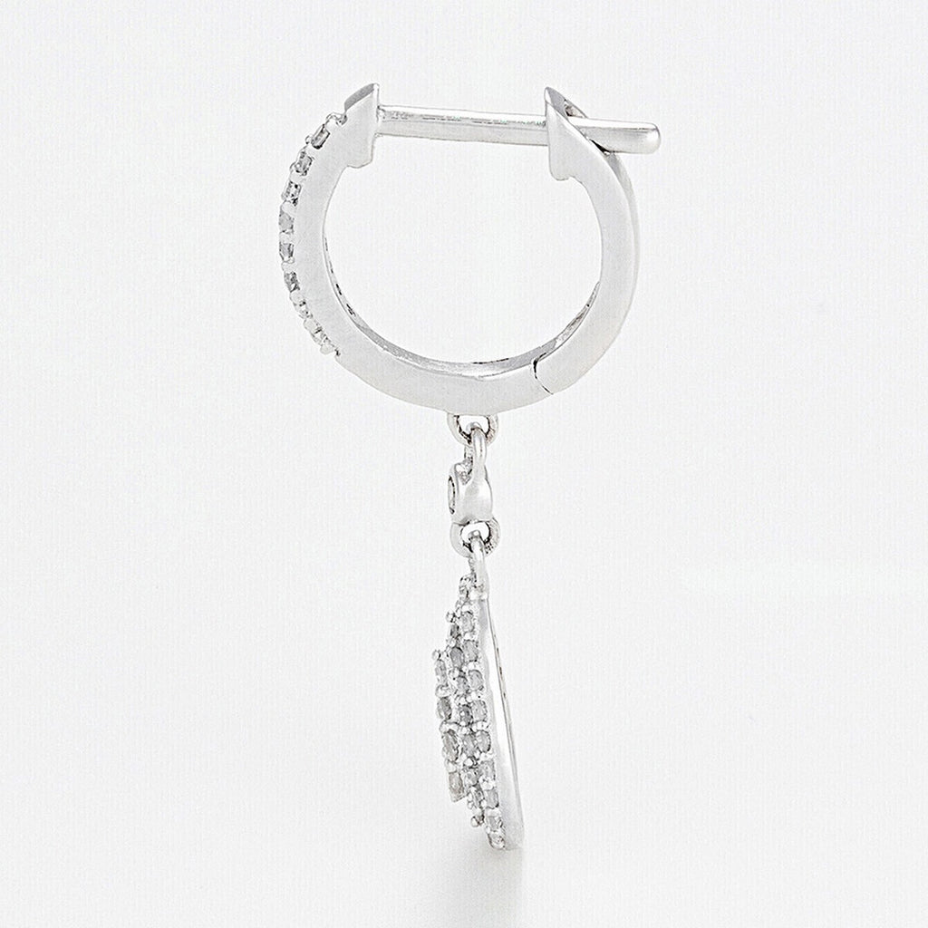 Boucles D'Oreilles "Princesse Stella" Diamants 0,33/128 - Or Blanc