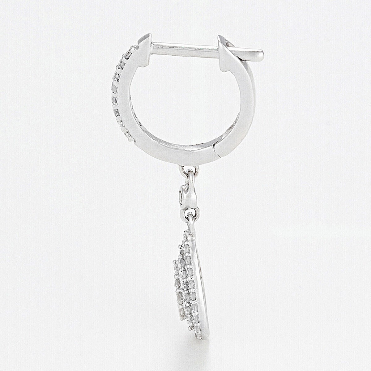 Boucles D'Oreilles "Princesse Stella" Diamants 0,33/128 - Or Blanc