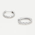Boucles D'Oreilles "Créoles Trenzas  0,15Ct/44