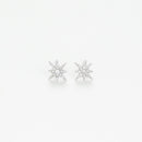"Star" Earrings 0.12Ct/ 34 - White Gold