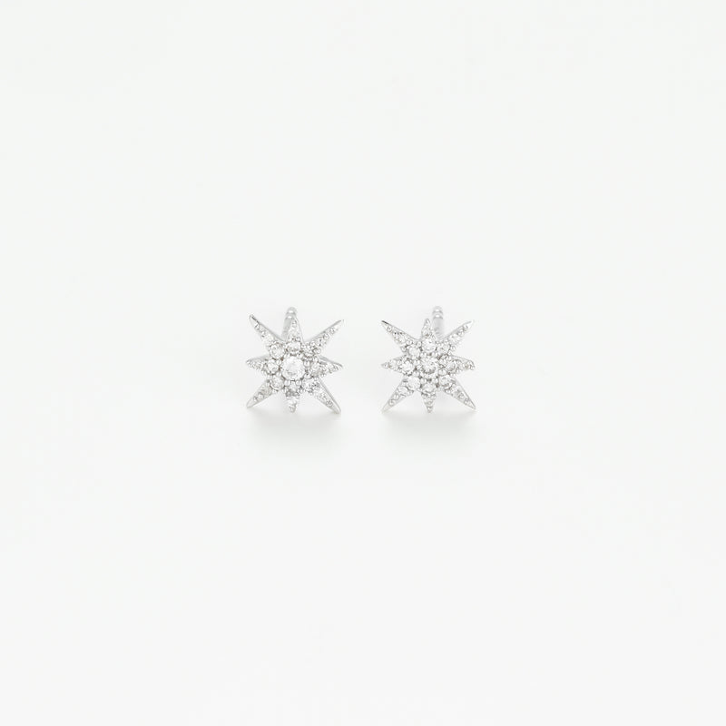 Boucles D'Oreilles "Star" 0,12Ct/ 34