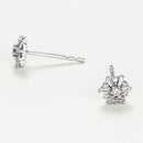 Boucles D'Oreilles "Estrella" 0,15/26 - Or Blanc 375/1000