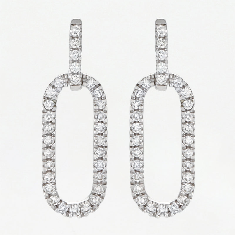 Pendientes “Thouéris” D0.12/60 – Oro blanco