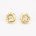 Boucles D'Oreilles "Fleurs Torsadées" D0,08/14