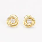 Boucles D'Oreilles "Fleurs Torsadées" D0,08/14