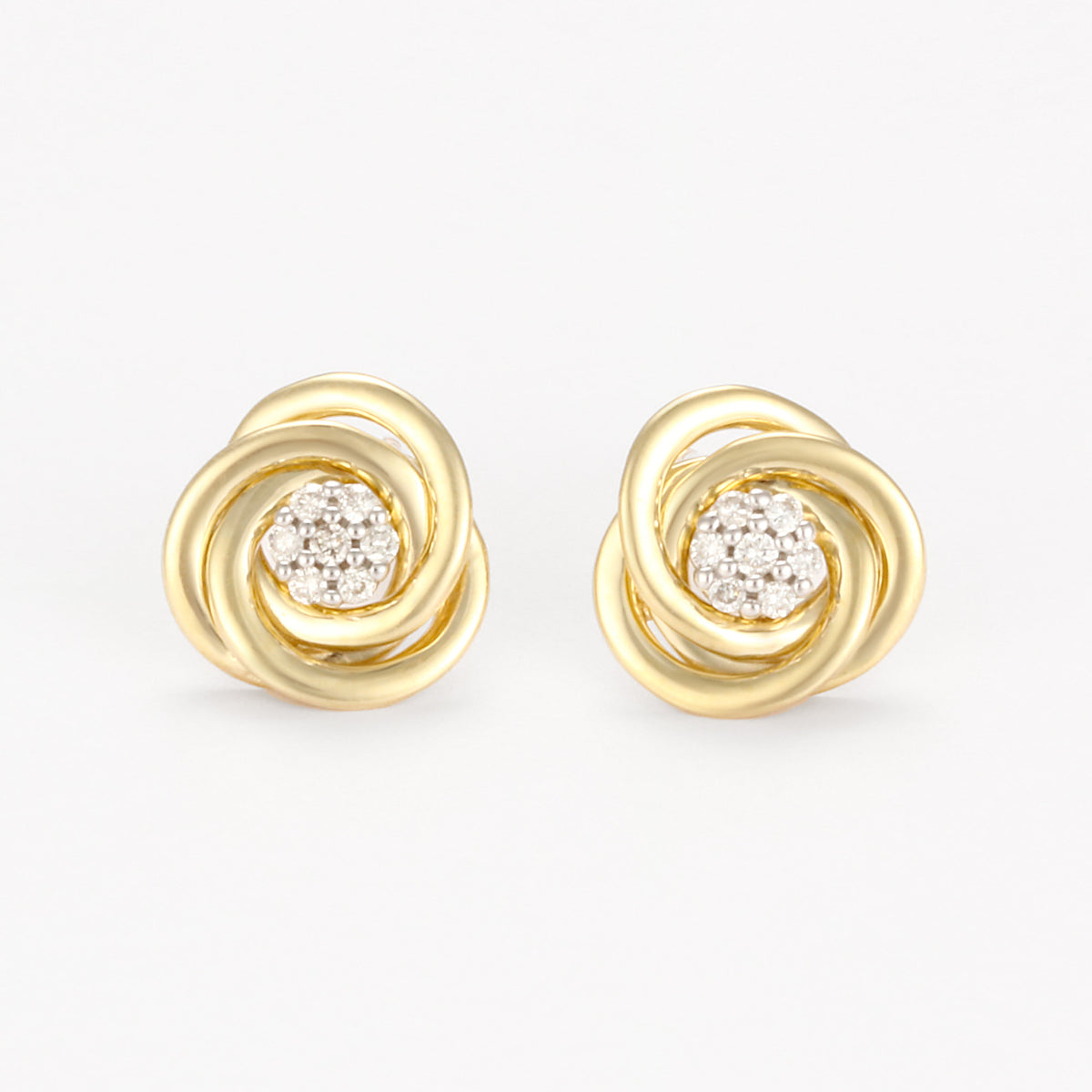 Boucles D'Oreilles "Fleurs Torsadées" D0,08/14