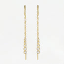 Boucles D'Oreilles "Khonsu" D0,10/10 - Or Jaune 375/1000