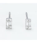 Boucles D'Oreilles "Lumière Éthérée" - D0,10/12 - Or Blanc