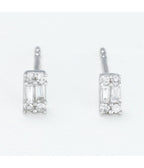 Boucles D'Oreilles "Lumière Éthérée" - D0,10/12 - Or Blanc