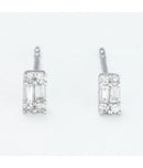 Boucles D'Oreilles "Lumière Éthérée" - D0,10/12 - Or Blanc