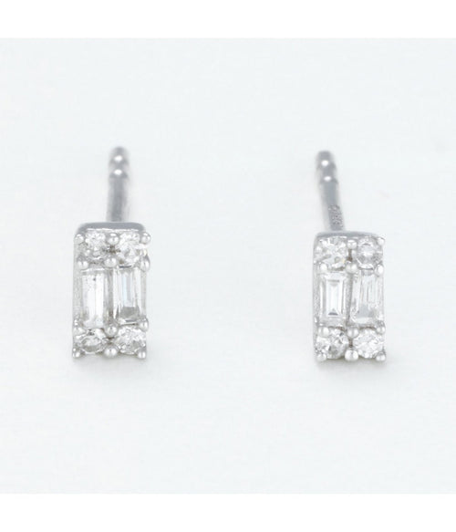 Boucles D'Oreilles "Lumière Éthérée" - D0,10/12 - Or Blanc