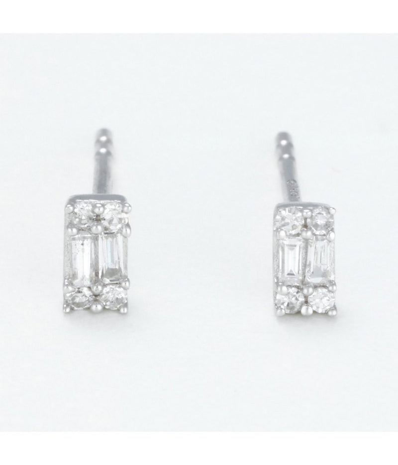 Boucles D'Oreilles "Lumière Éthérée" - D0,10/12 - Or Blanc