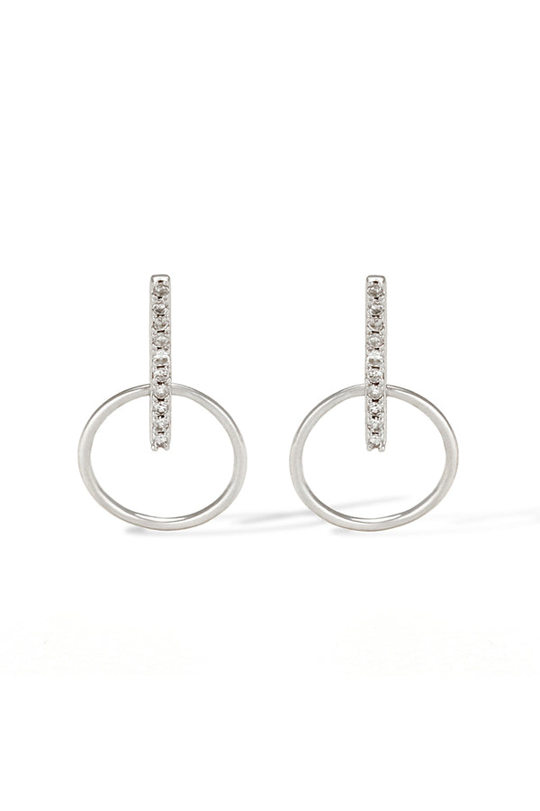 Boucles D'Oreilles "Cerceaux Suspendus" D0,07/20