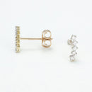 Boucles D'Oreilles "Aries" D0,10/10 - Or Jaune 375/1000