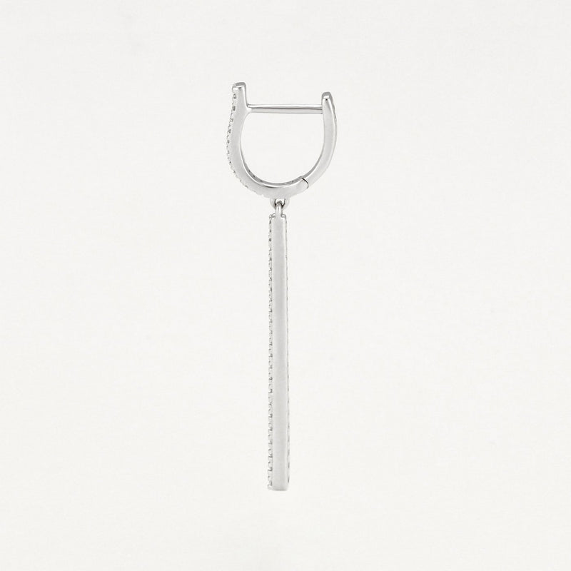 Boucles D'Oreilles "Fancy" D0,50/64 - Or Blanc 375/1000