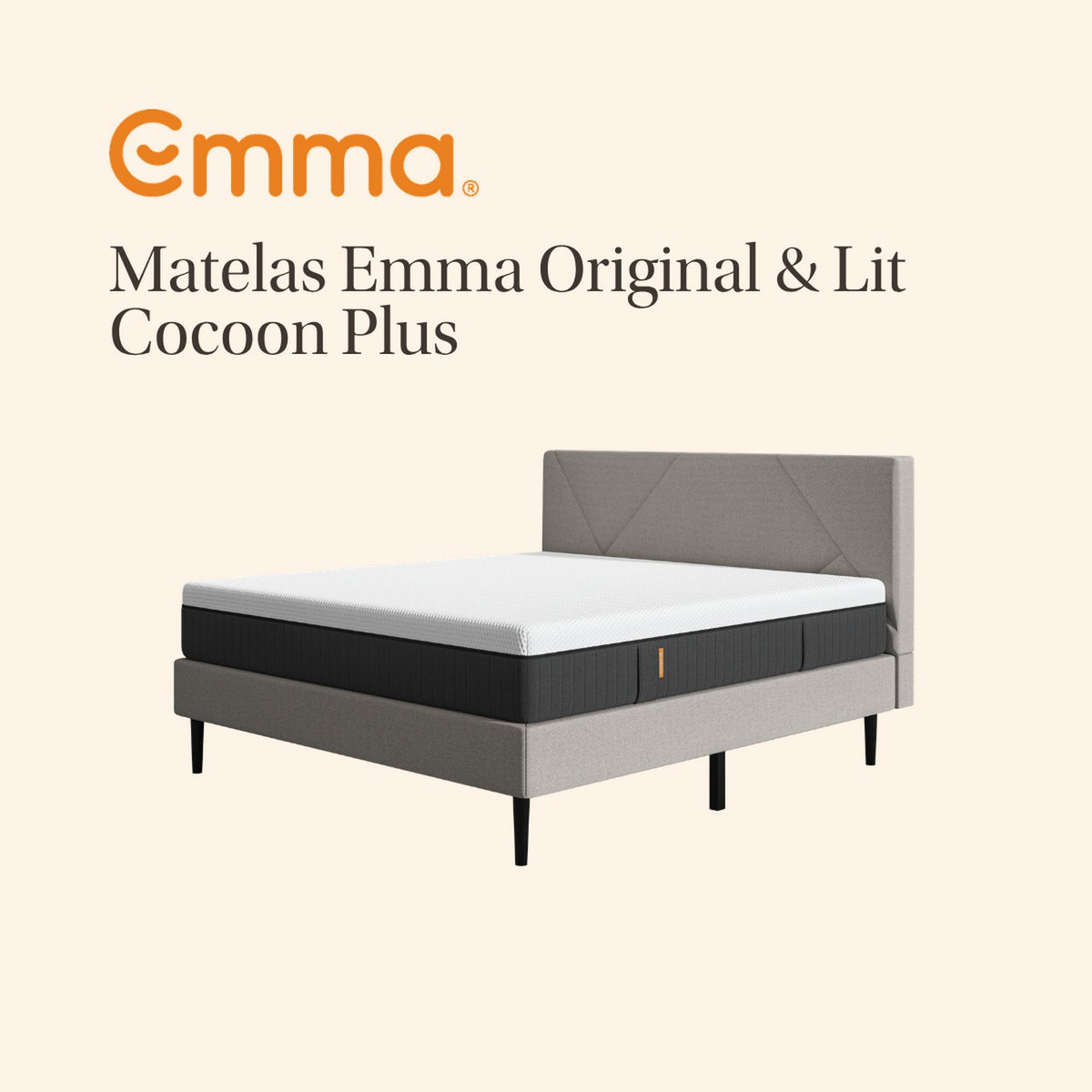 Ebbcc - Set - Materasso Originale + Letto Cocoon Plus - Bianco