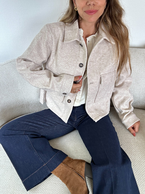 Veste chaude Max beige