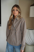 Pola Azul - Camisa Cuadros