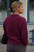 Colin Burgundy Sweater