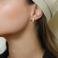 Pendientes "Maravillas de luz" con diamantes 0,50/62 - Oro amarillo 375/1000