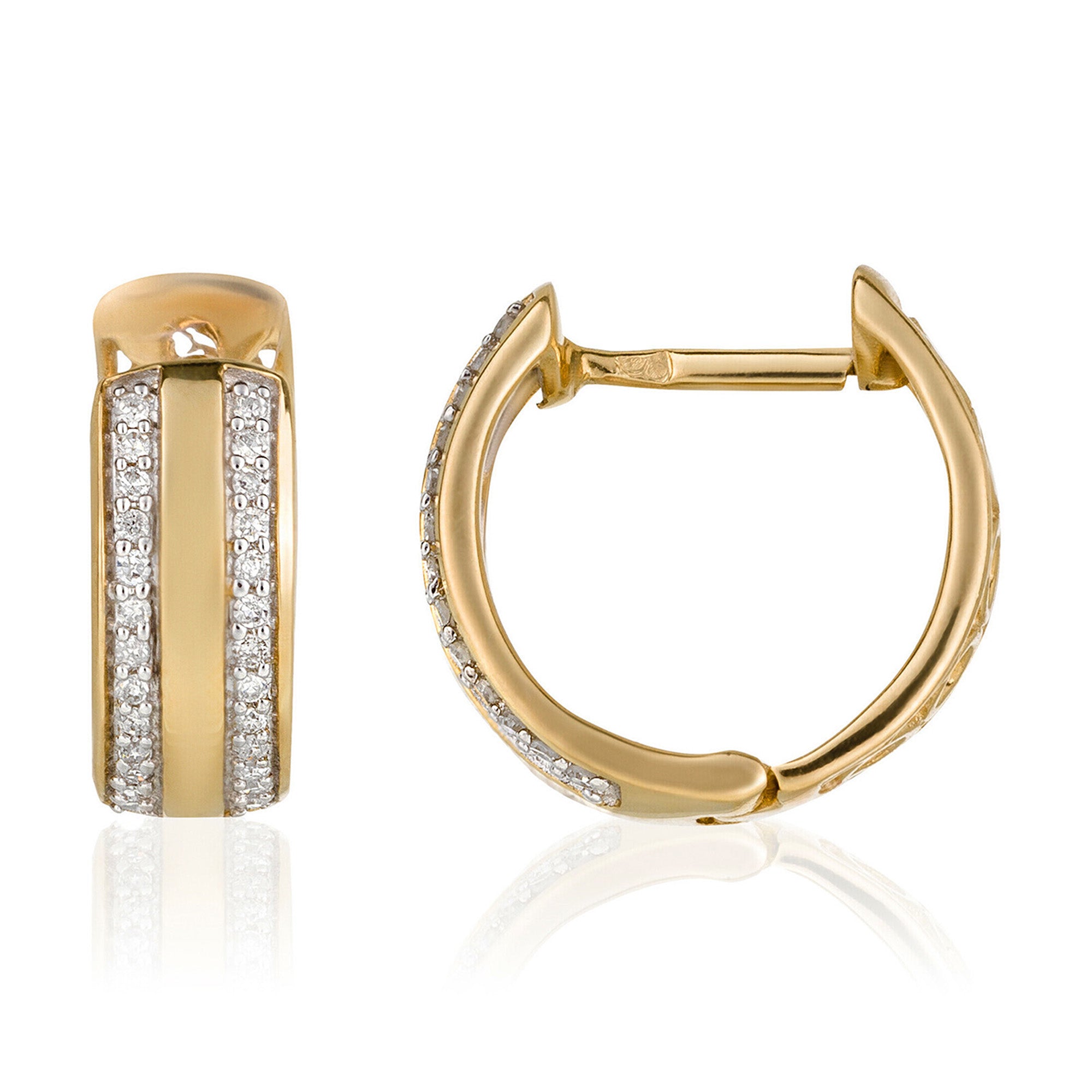 Boucles D'Oreilles "Pavée D'Amour" D0,20/52