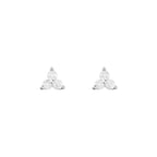 Boucles D'Oreilles "Anna" Diamants 0,12/6 - Or Blanc 375/1000