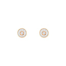 Boucles D'Oreilles "Divine" Diamants 0,12/36 - Or Jaune 375/1000