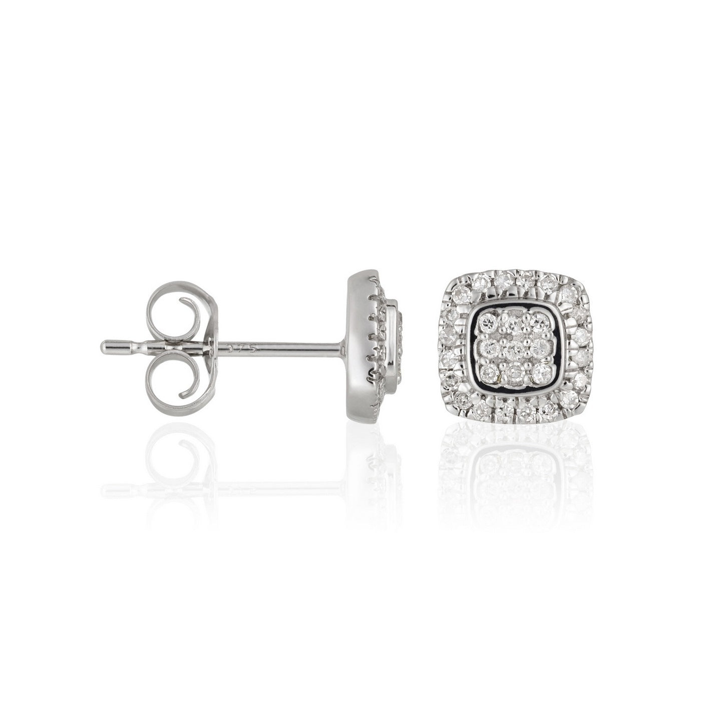 “Sweet Illusion” Diamond Earrings 0.15/58 – 375/1000 White Gold