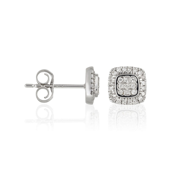 “Sweet Illusion” Diamond Earrings 0.15/58 – 375/1000 White Gold