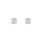 Boucles D'Oreilles "Sweet Illusion" Diamants 0,15/58 - Or Blanc 375/1000