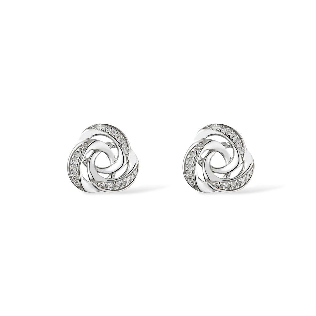Boucles D'Oreilles "Torn" Diamants 0,1/48