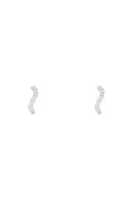 Boucles D'Oreilles "Douce Vague" Diamants 0,05/18