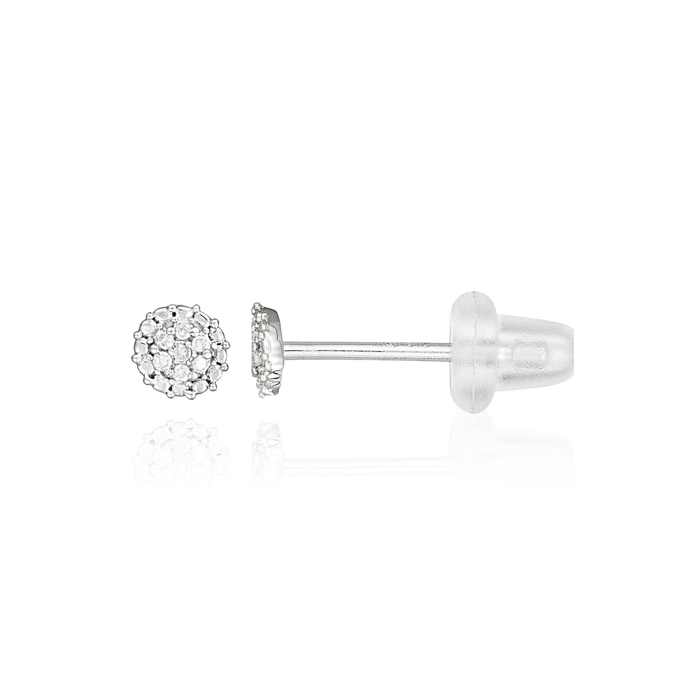 Boucles D'Oreilles "Idylle" Diamants 0,07/18